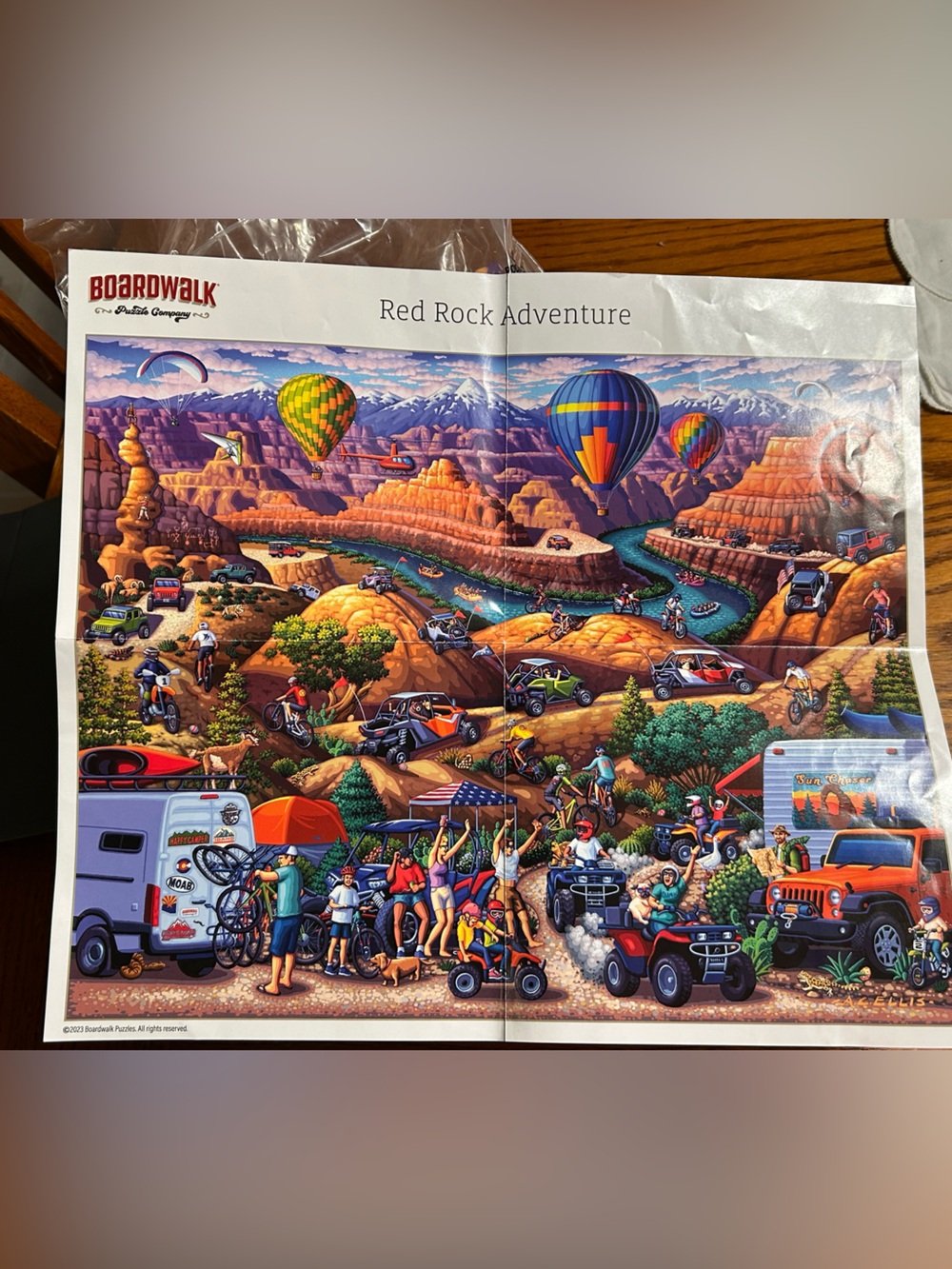 Red Rock Adventure Puzzle by Boardwalk 1000 pieces